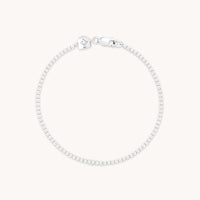 Tennis Chain Bracelet in Silver-Astrid & Miyu