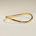 Wave Bangle in Gold-Astrid & Miyu