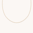 Tennis Chain Necklace in Gold-Astrid & Miyu