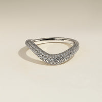Wave Crystal Ring in Silver-Astrid & Miyu