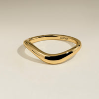 Wave Ring in Gold-Astrid & Miyu