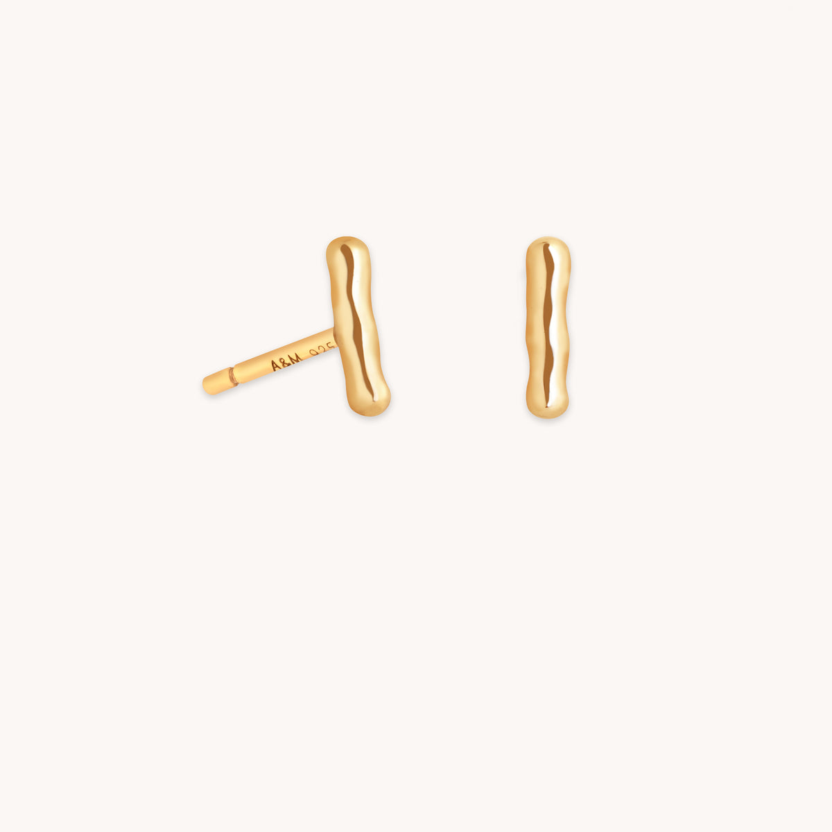 Molten Bar Studs in Gold-Astrid & Miyu