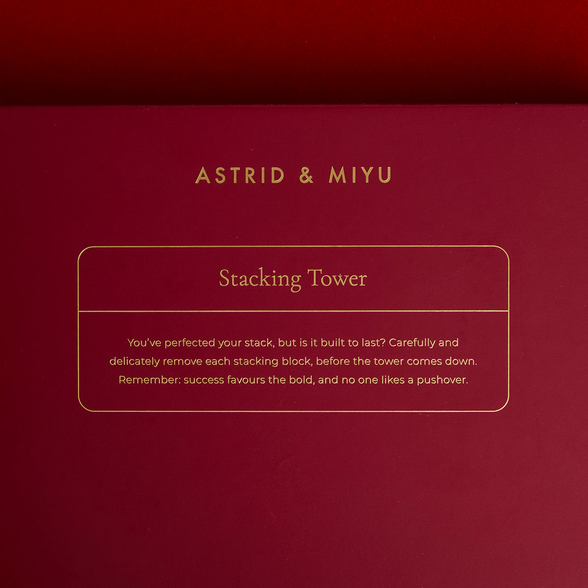 Stacking Tower by Astrid & Miyu-Astrid & Miyu