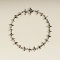 Cosmic Star Chain Bracelet in Silver-Astrid & Miyu