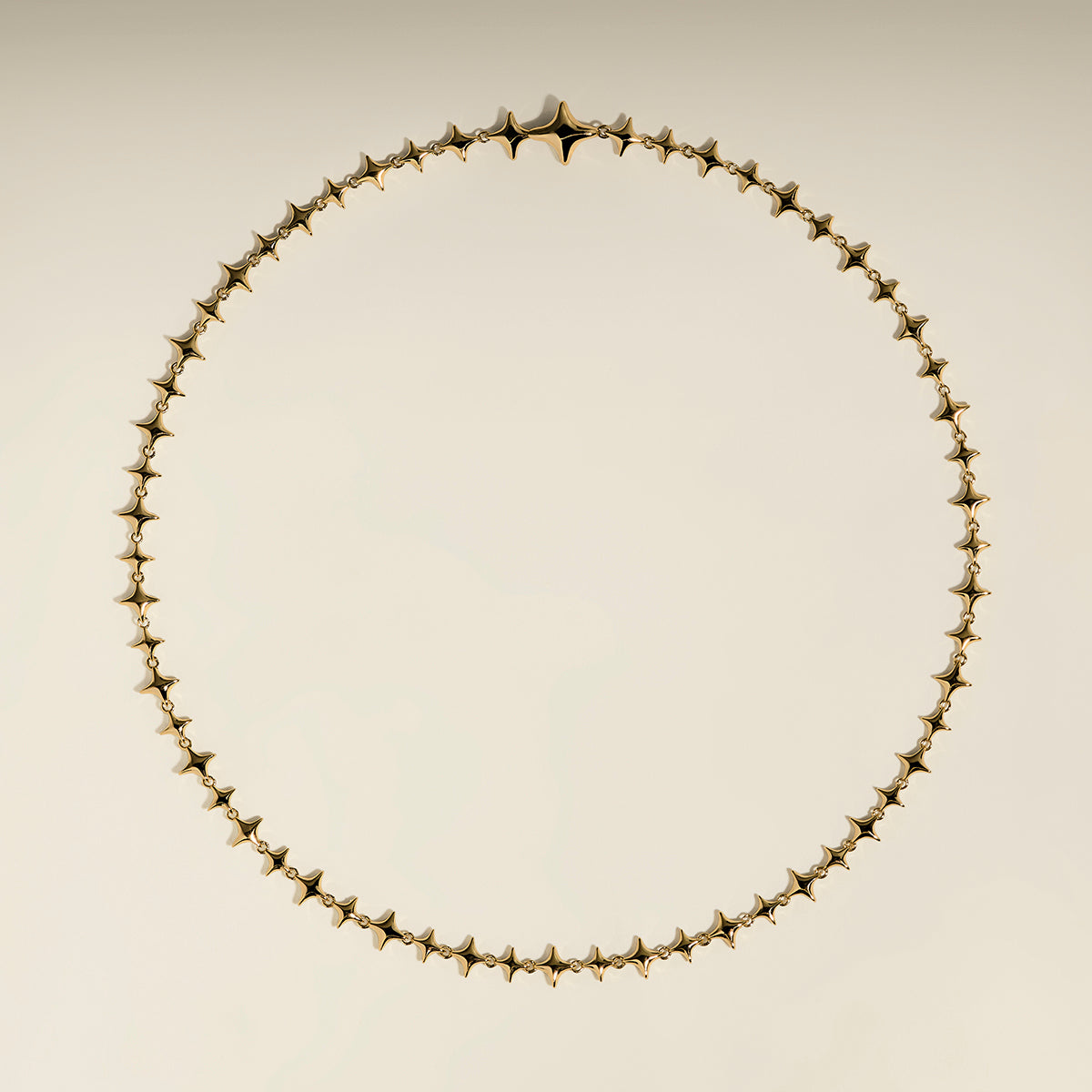 Cosmic Star Chain Necklace in Gold-Astrid & Miyu