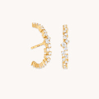 Orbit Crystal Studs in Gold-Astrid & Miyu