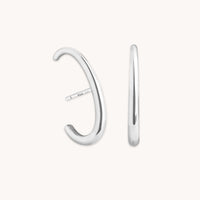 Orbit Dome Stud in Silver-Astrid & Miyu