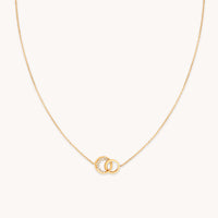 Orbit Crystal Pendant Necklace in Gold-Astrid & Miyu