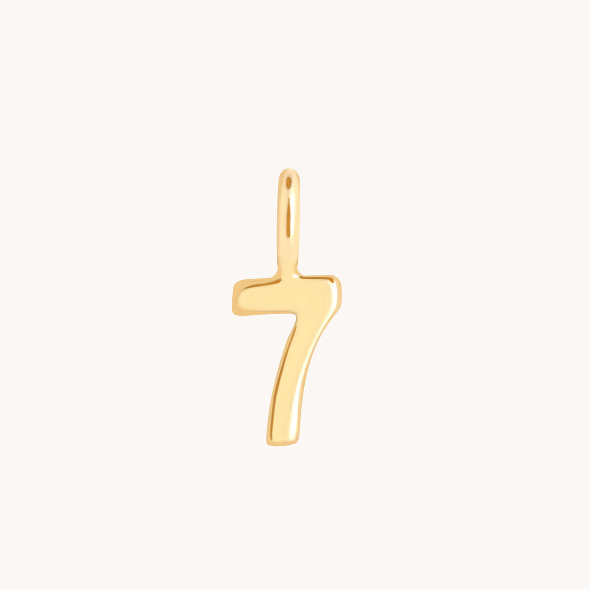 Number Charms - 7 Charm 9k Gold - Welding Charm - Astrid & Miyu