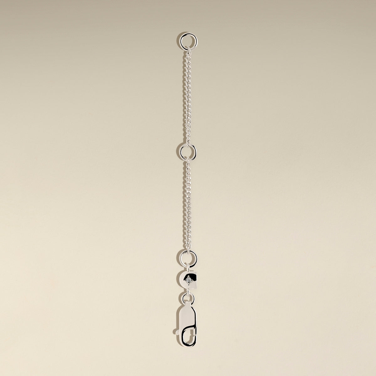 Curb Chain Extender in Silver-Astrid & Miyu