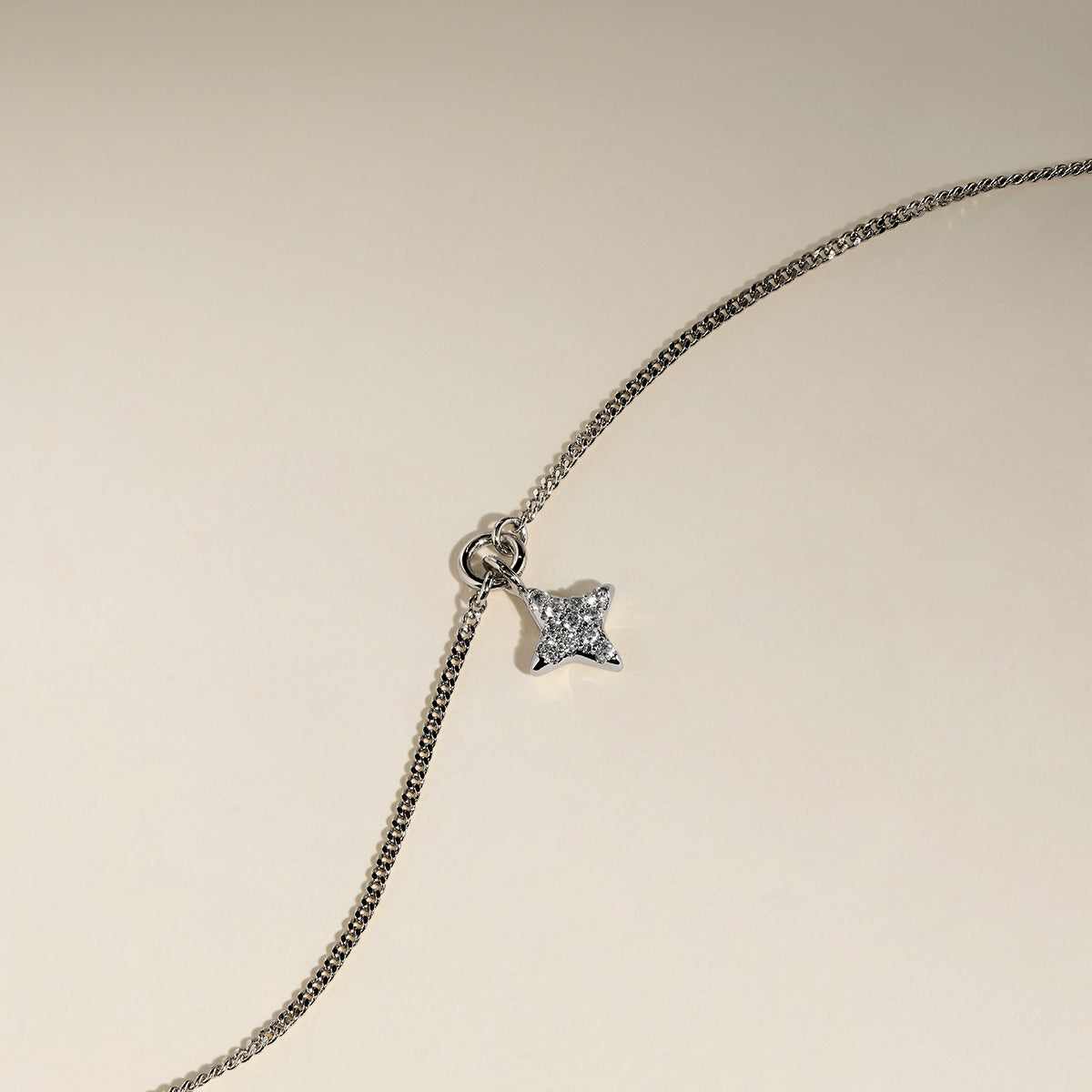 Pavé Cosmic Star Bracelet in Silver-Astrid & Miyu