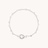 Hardware Chain Bracelet in Silver-Astrid & Miyu