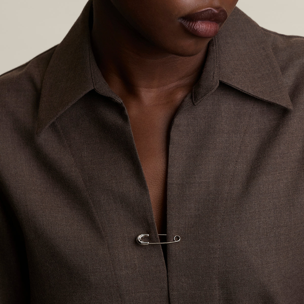 Charm Pin Brooch in Silver-Astrid & Miyu