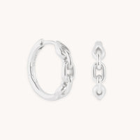 Hardware Link Hoops in Silver-Astrid & Miyu