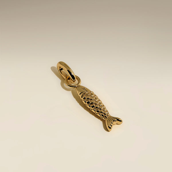 Fish Clip Charm in Gold-Astrid & Miyu