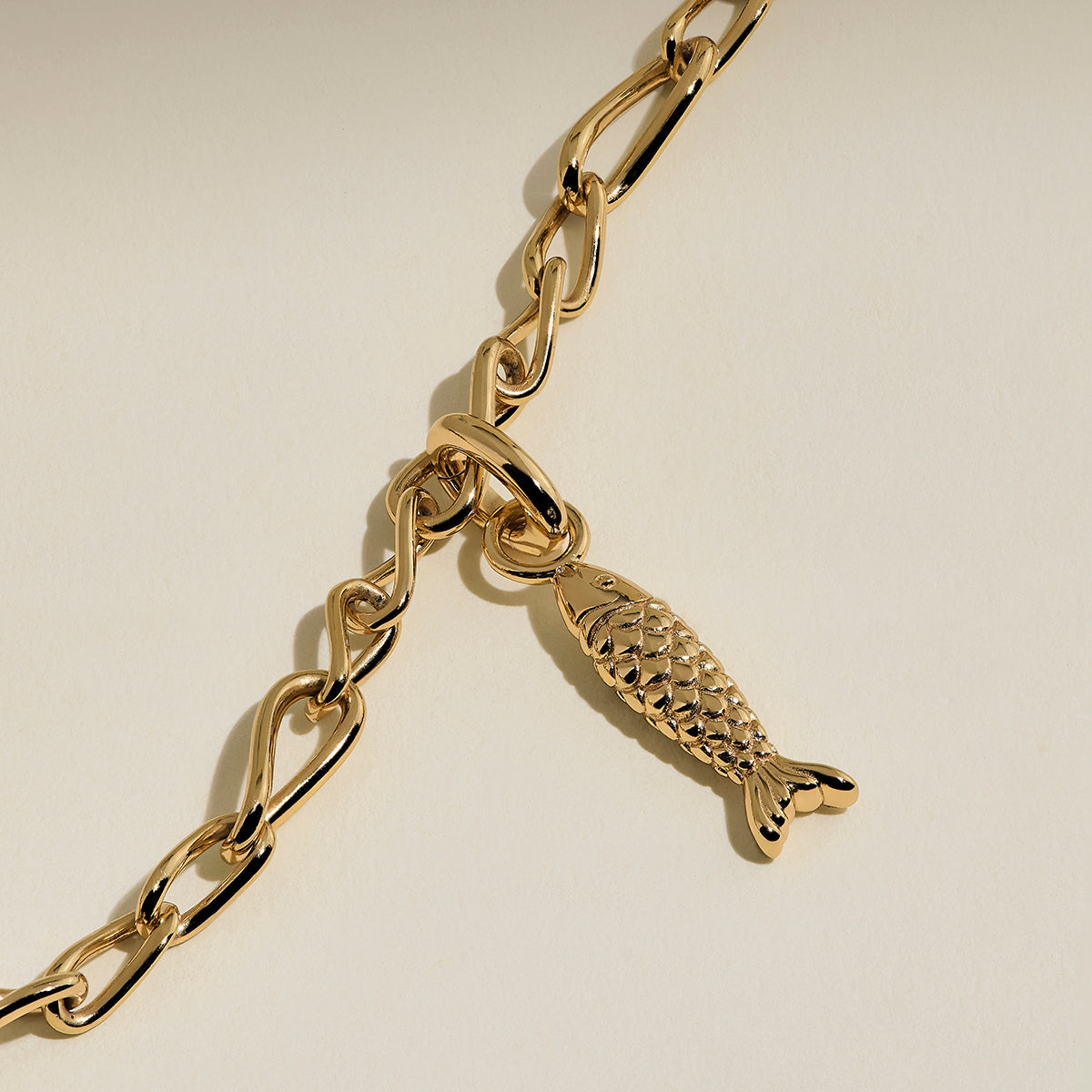 Fish Clip Charm in Gold-Astrid & Miyu