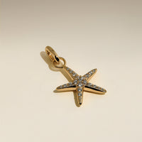 Starfish Clip Charm in Gold-Astrid & Miyu