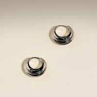 Ripple Wave Huggies in Silver-Astrid & Miyu