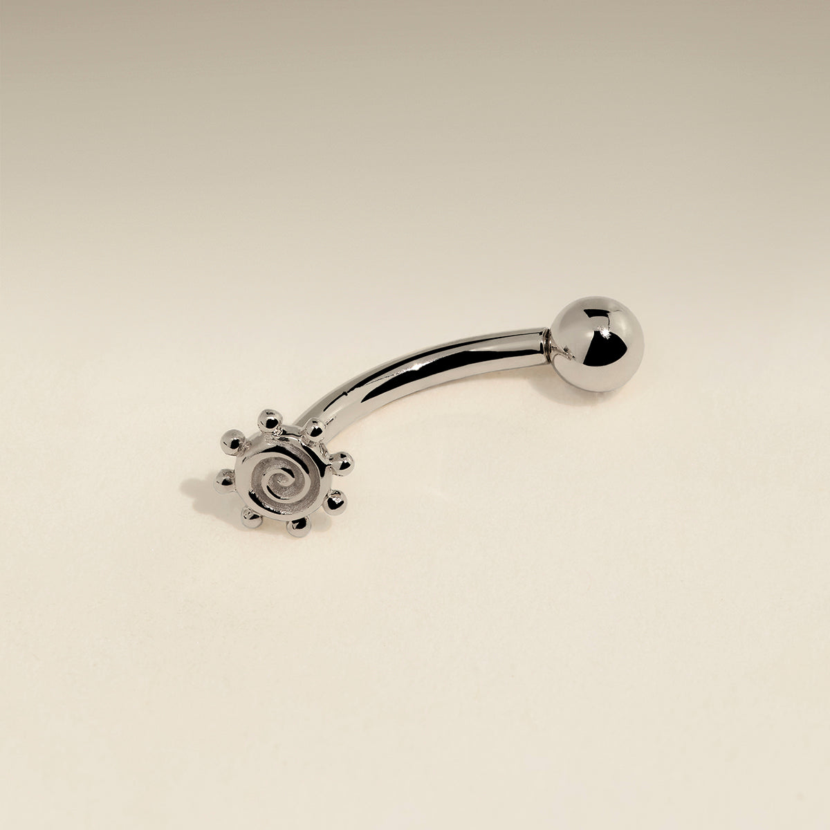 Solstice Rook Bar in Solid White Gold-Astrid & Miyu