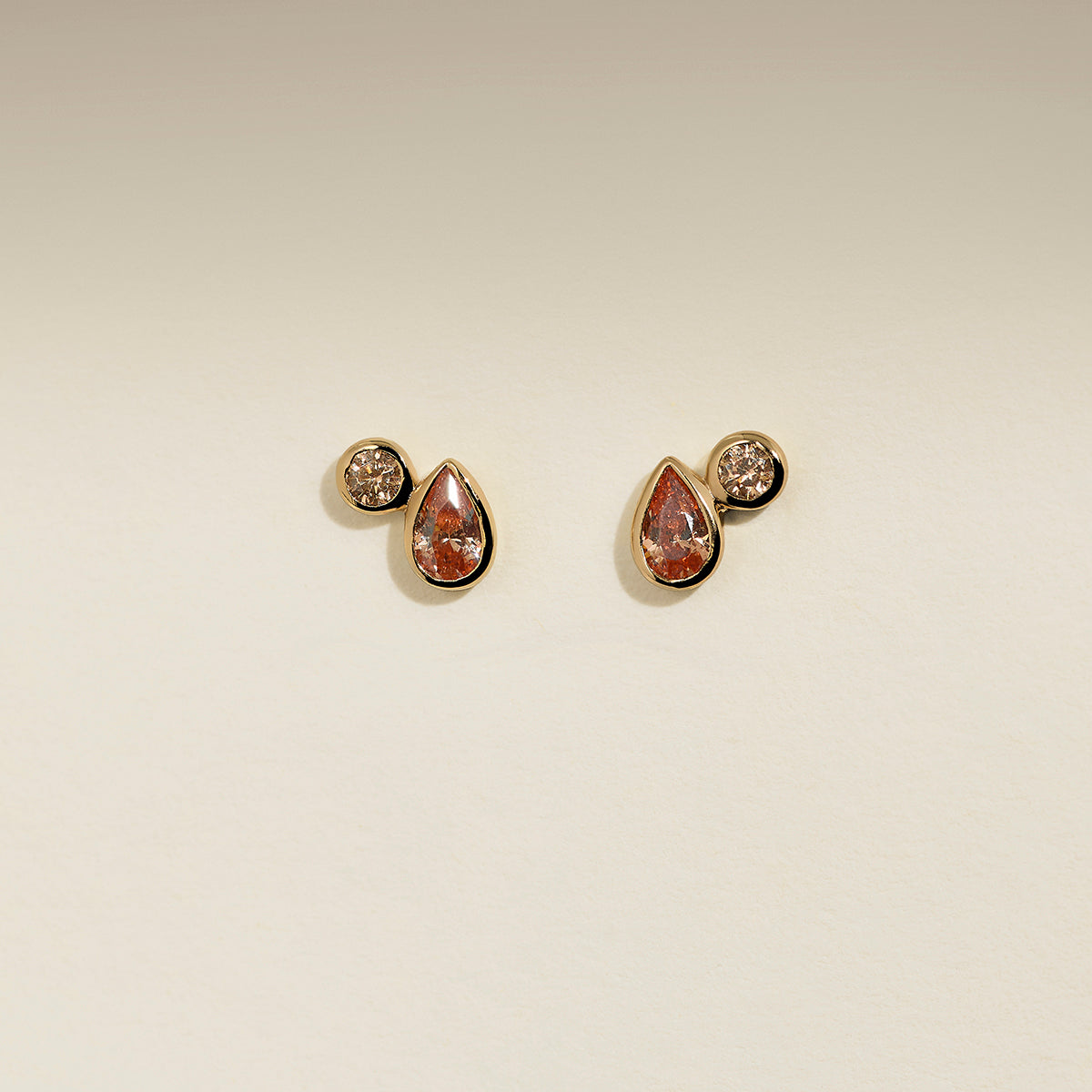 Sunset Duo Studs in Gold-Astrid & Miyu