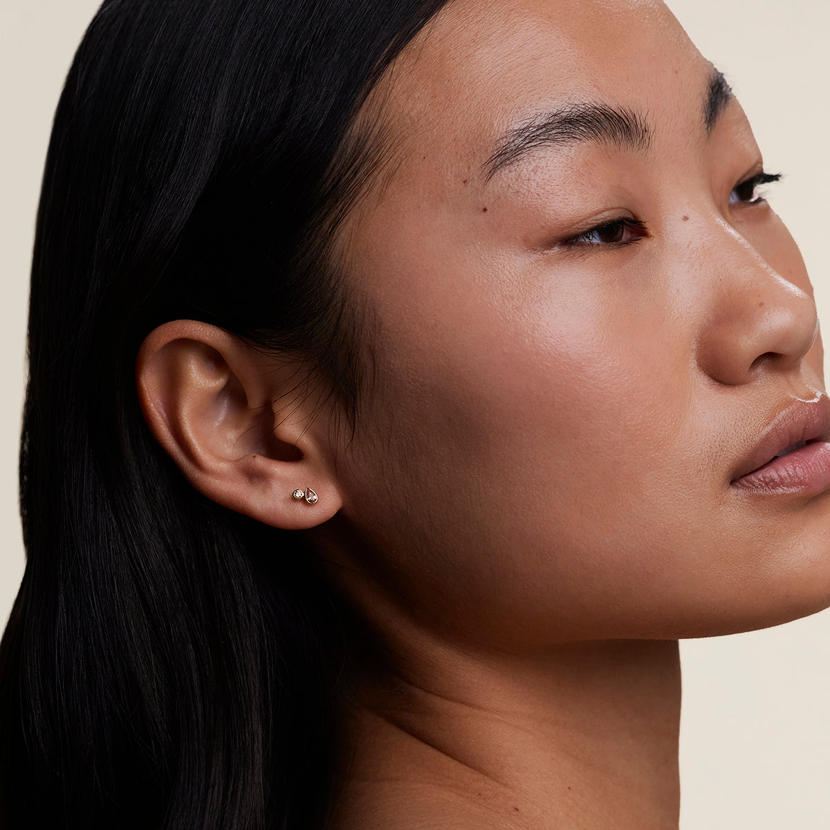 Sunset Duo Studs in Gold-Astrid & Miyu