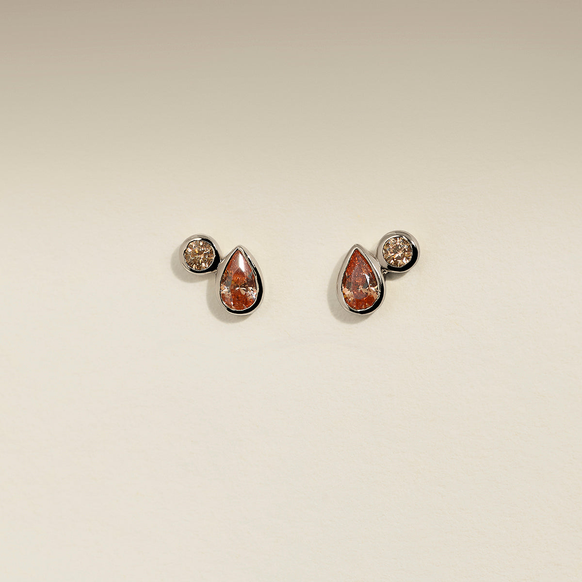 Sunset Duo Studs in Silver-Astrid & Miyu