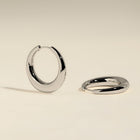 Dome XL Hoops in Silver-Astrid & Miyu