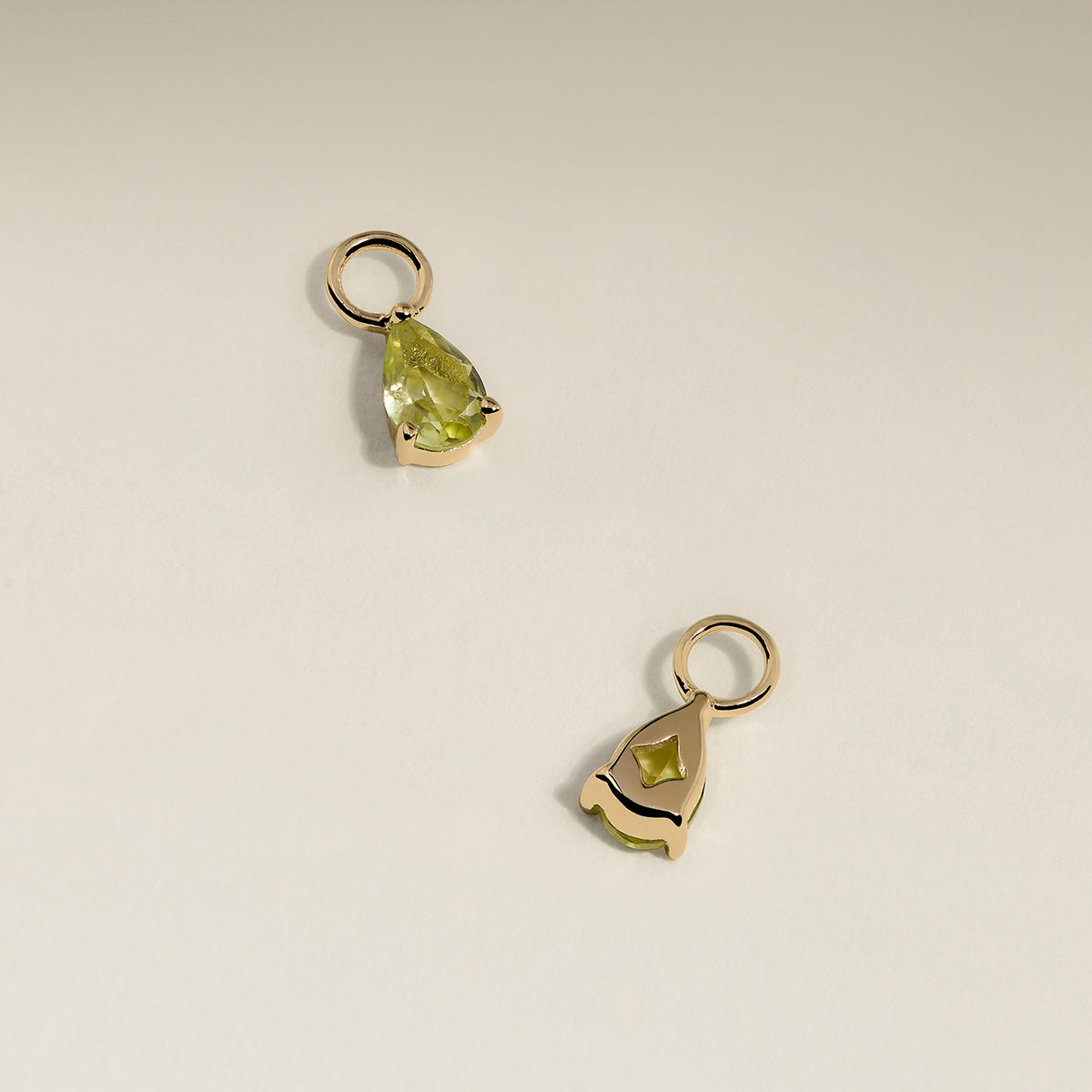 Olivine August Earring Charm in Solid Gold-Astrid & Miyu