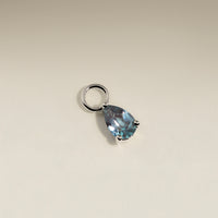 Alexandrite June Earring Charm in Solid White Gold-Astrid & Miyu
