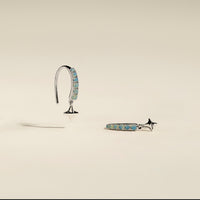 Cosmic Opal Hook Earrings in Silver-Astrid & Miyu