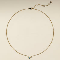 Opal Bezel Pendant Necklace in Gold-Astrid & Miyu