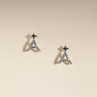 Cosmic Star Illusion Studs in Silver-Astrid & Miyu