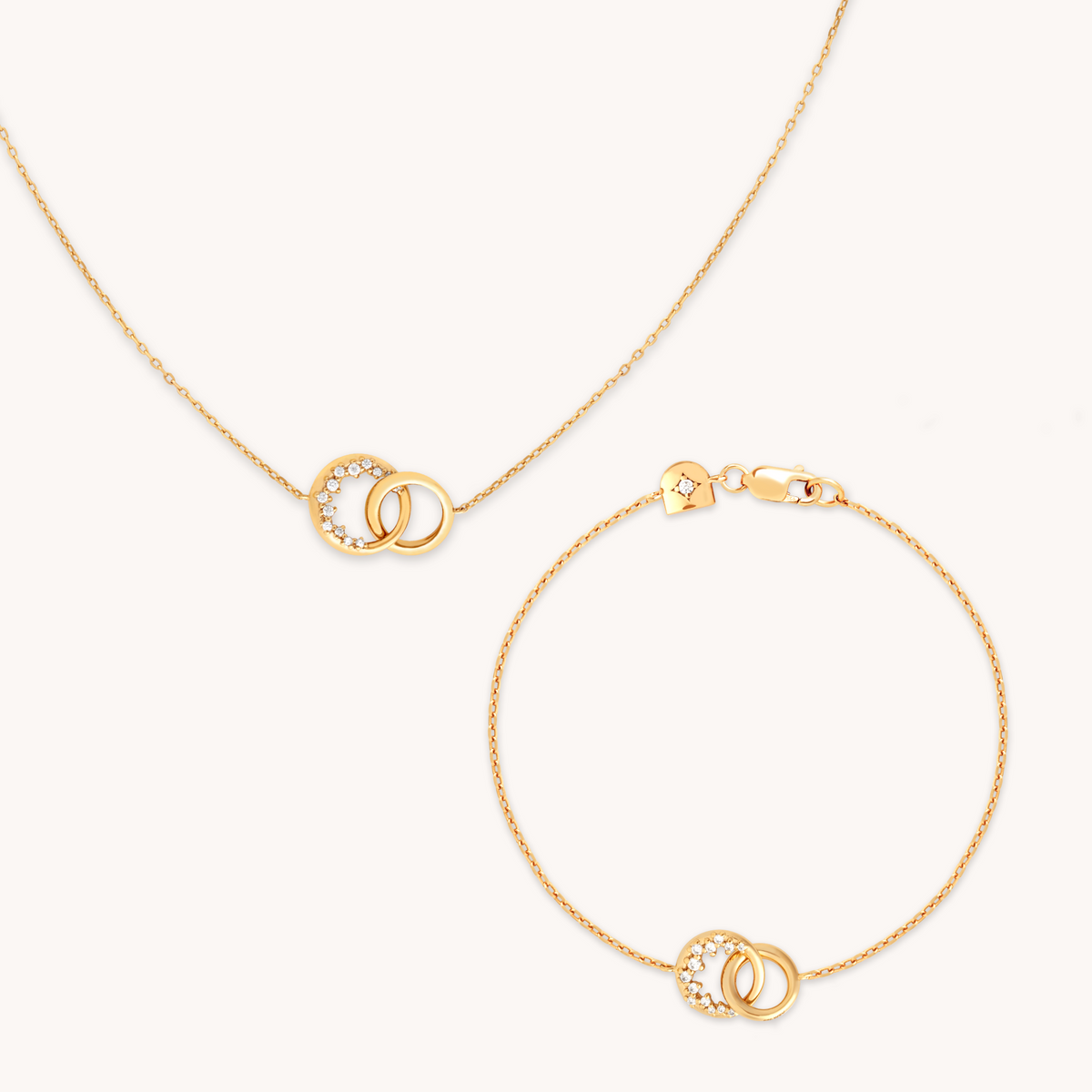 Orbit Pendant Stacking Set in Gold-Astrid & Miyu