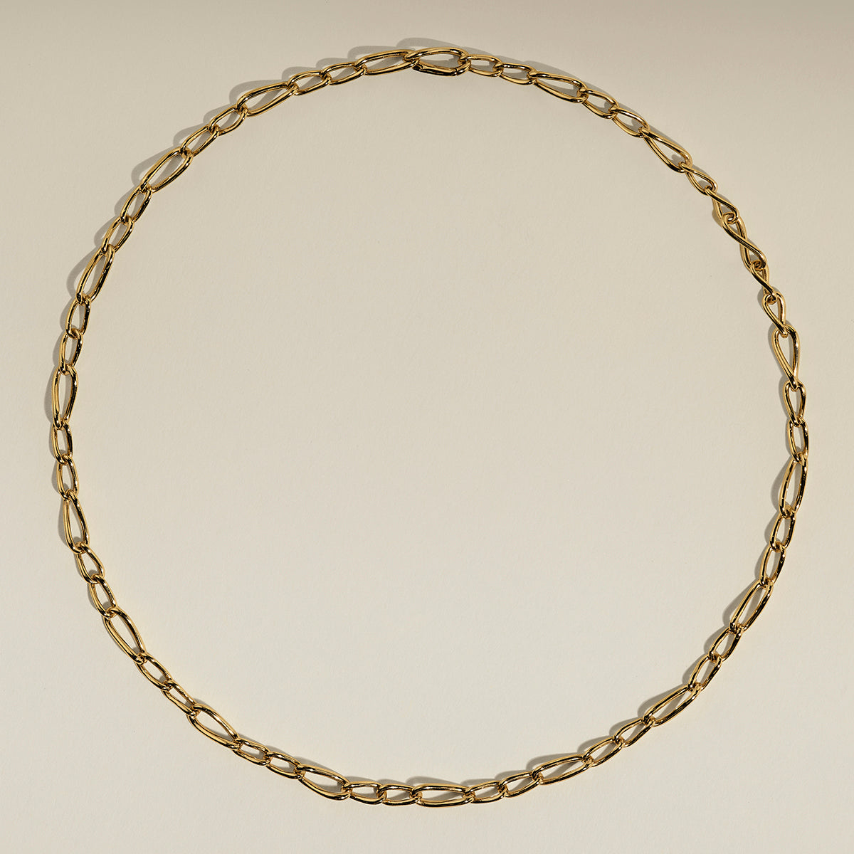 Infinite Slim Chain Necklace in Gold-Astrid & Miyu