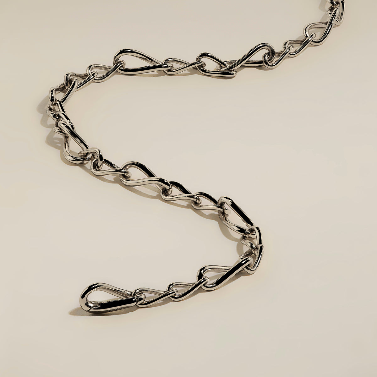 Infinite Slim Chain Necklace in Silver-Astrid & Miyu