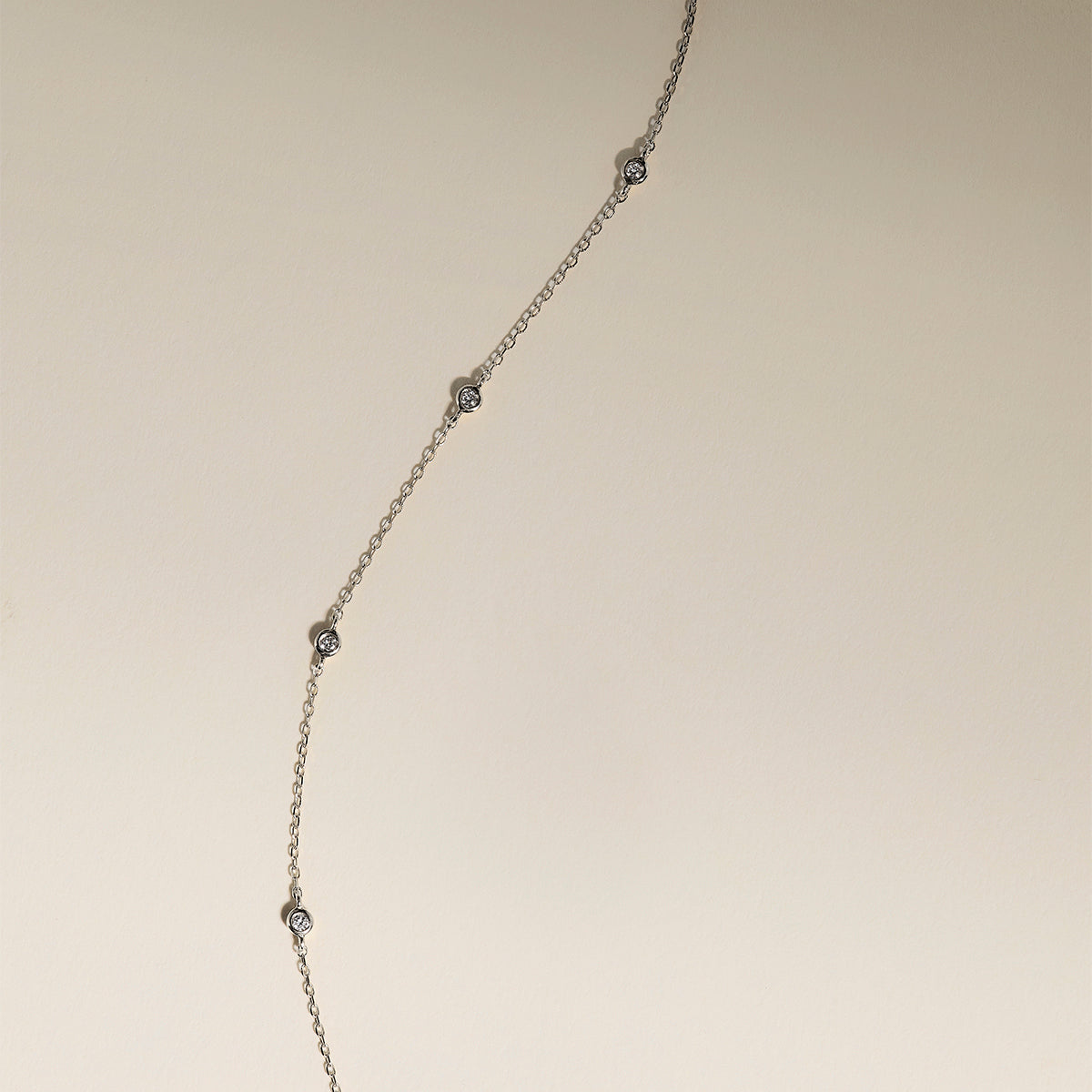 Mayfair Chain Necklace in Solid White Gold-Astrid & Miyu