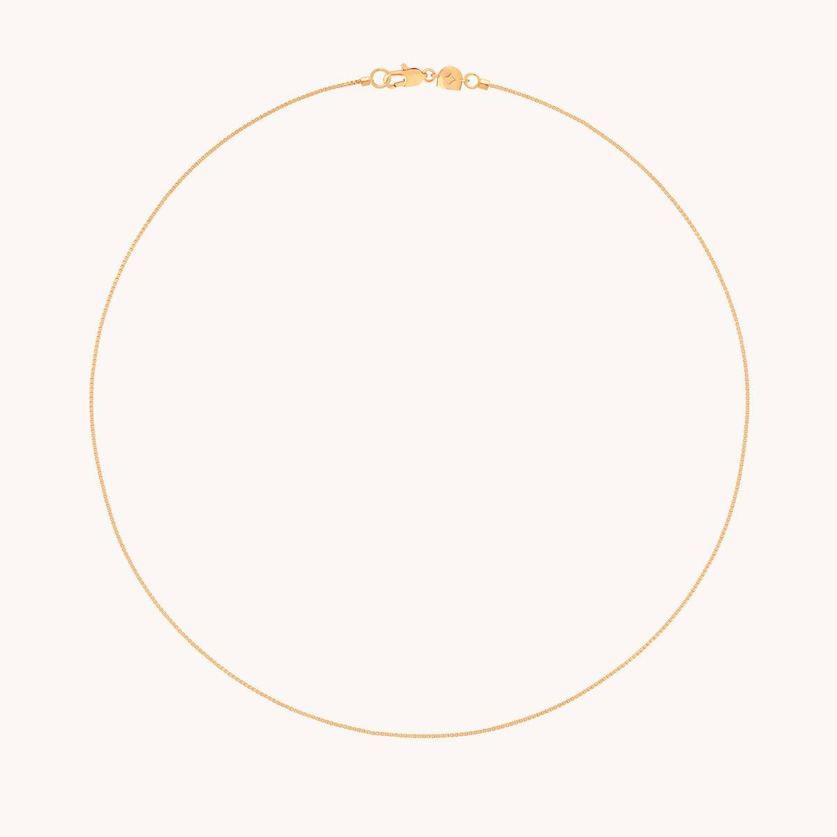 Essential Box Chain Necklace in Gold-Astrid & Miyu