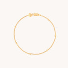 Essential Beaded Chain Bracelet in Gold-Astrid & Miyu