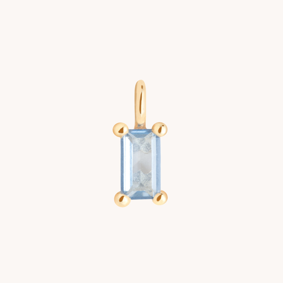 Blue Spinel Charm 9k Gold-Astrid & Miyu