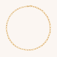 18k Gold Plated Jewellery - Infinite Slim Chain Necklace in Gold - Chain Necklace - Astrid & Miyu