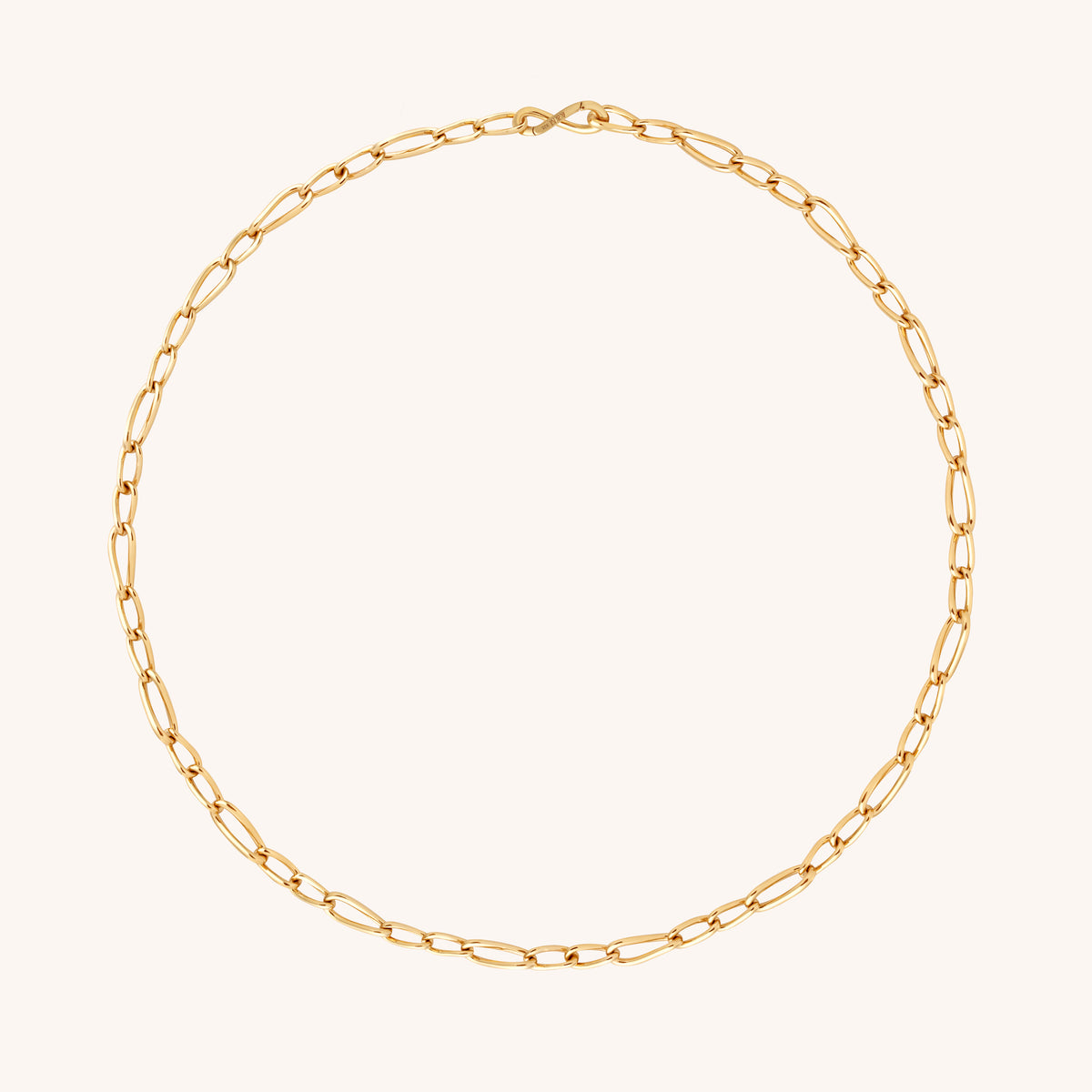 18k Gold Plated Jewellery - Infinite Slim Chain Necklace in Gold - Chain Necklace - Astrid & Miyu