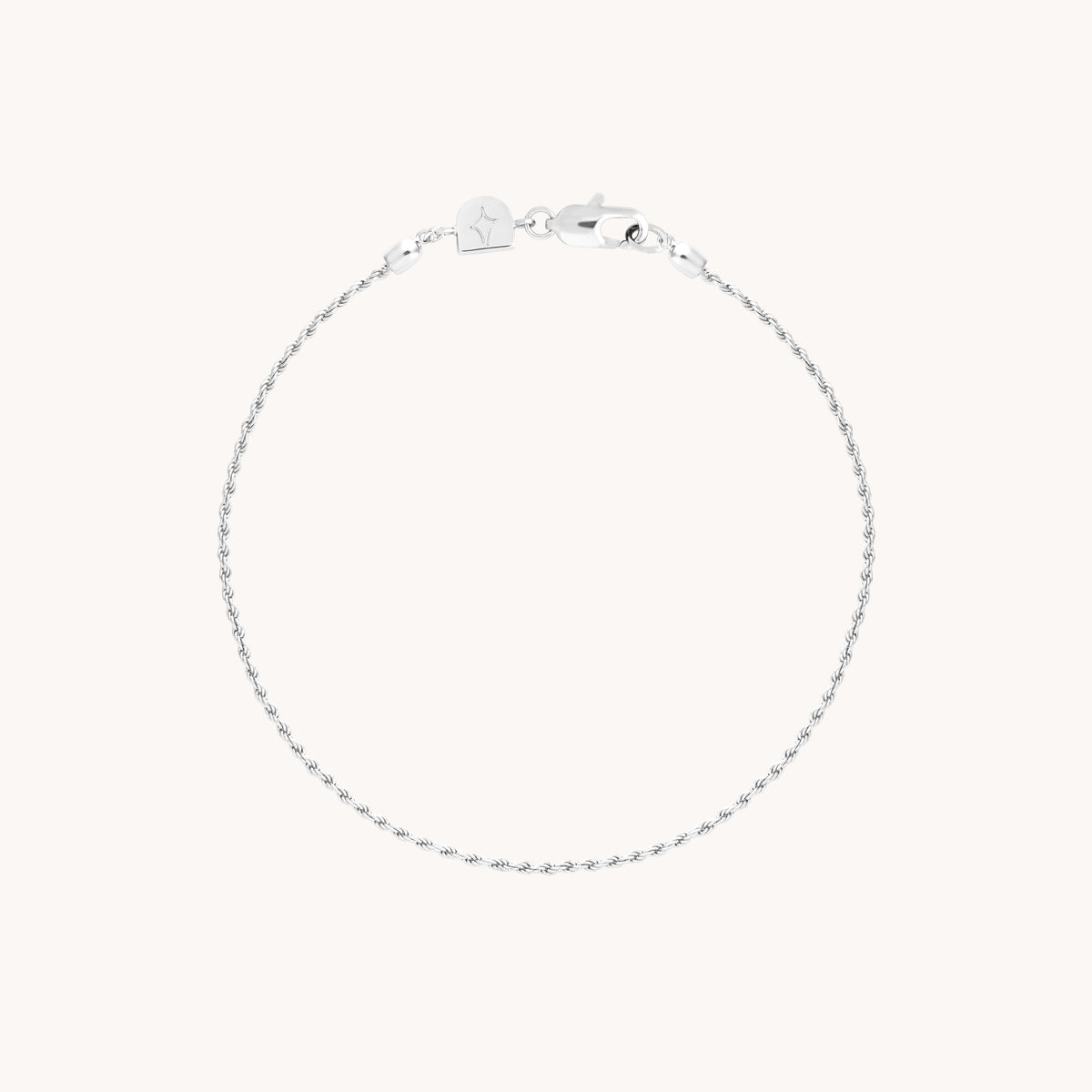 Bracelets - Essential Rope Chain Bracelet in Silver - Chain Bracelet - Astrid & Miyu