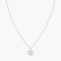 Cancer Zodiac Pendant Necklace in Silver