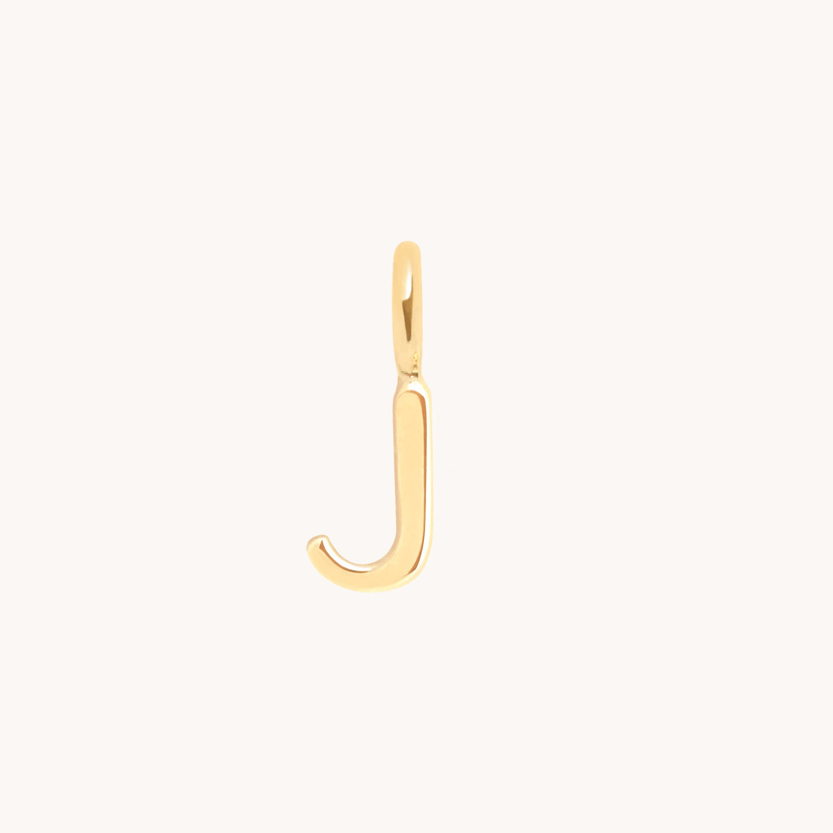 Initial Charms - J Initial Charm 9k Gold - Welding Charm - Astrid & Miyu