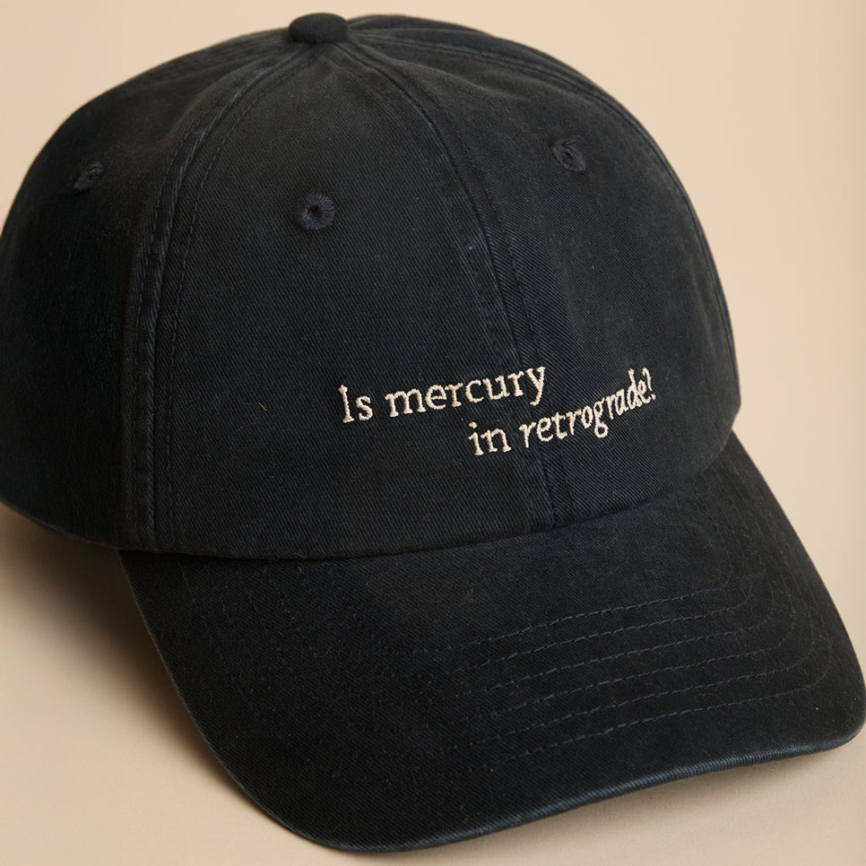 Mercury in Retrograde Cap in Dark Blue-Astrid & Miyu