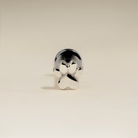 Paw Titanium Piercing Stud in Platinum-Astrid & Miyu