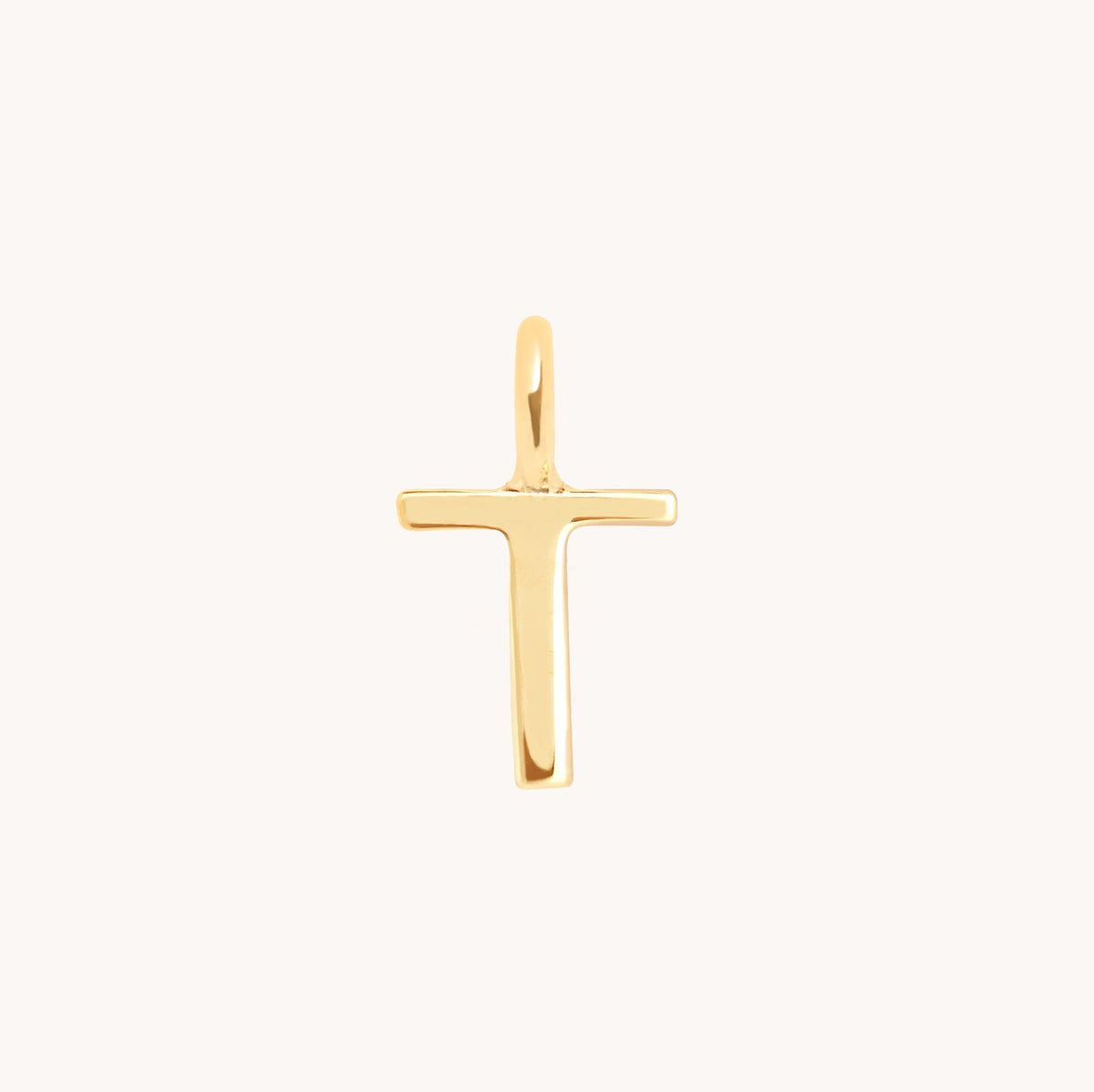 Initial Charms - T Initial Charm 9k Gold - Welding Charm - Astrid & Miyu
