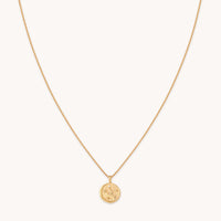 Taurus Zodiac Pendant Necklace in Gold
