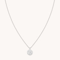 Taurus Zodiac Pendant Necklace in Silver