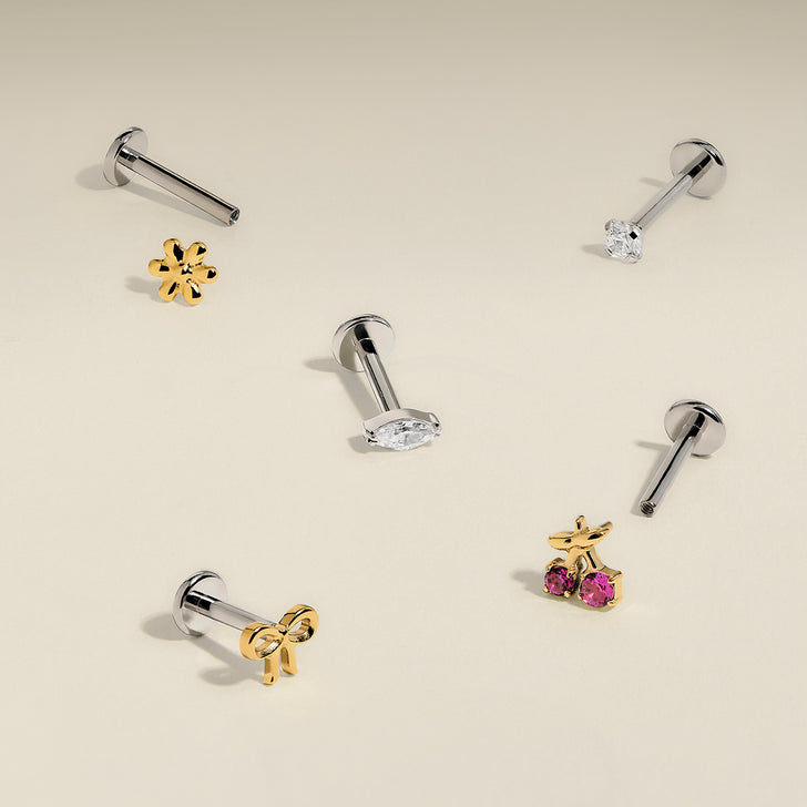 Piercing Post in Titanium-Astrid & Miyu